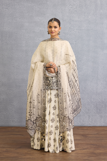 Kalamkari Ajanta Gharara Set