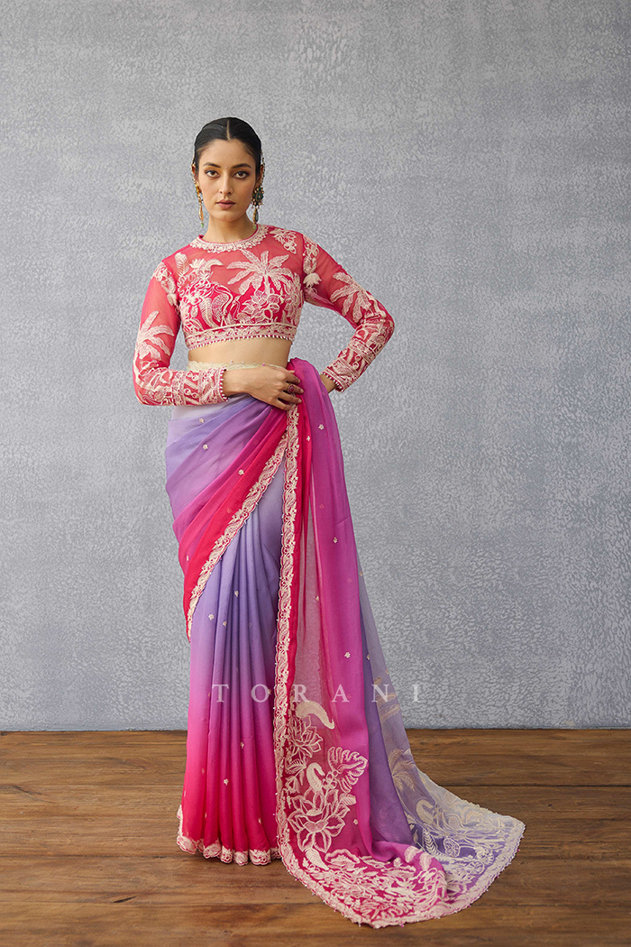 Gul-Shaam Indira Blouse