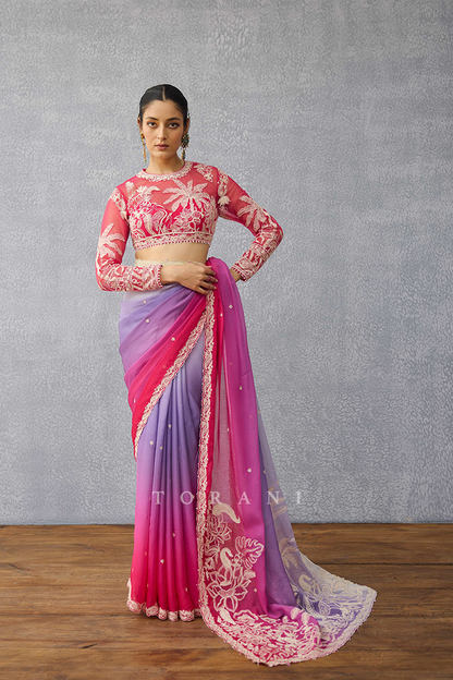 Gul-Shaam Indira Blouse