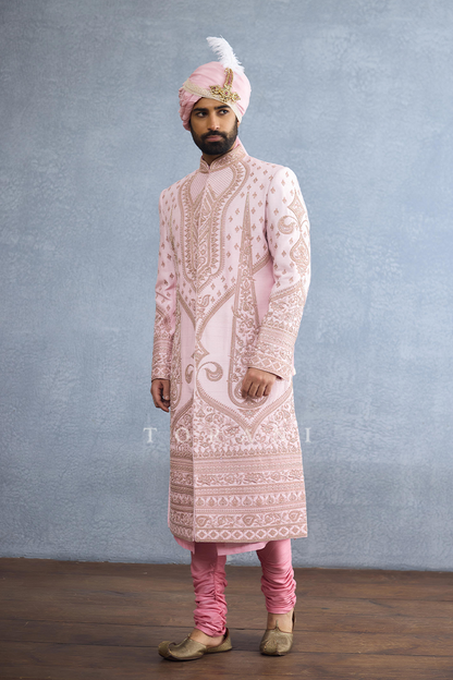 Sharbati Raqeeb Sherwani Set
