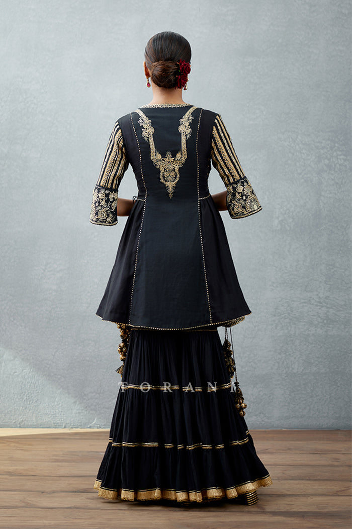 SALE - Gulghast Aarya Sharara Set