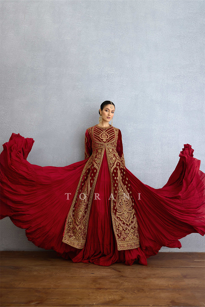 Shamse Vamika Jacket Set