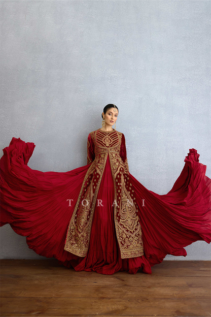 Shamse Vamika Jacket Set