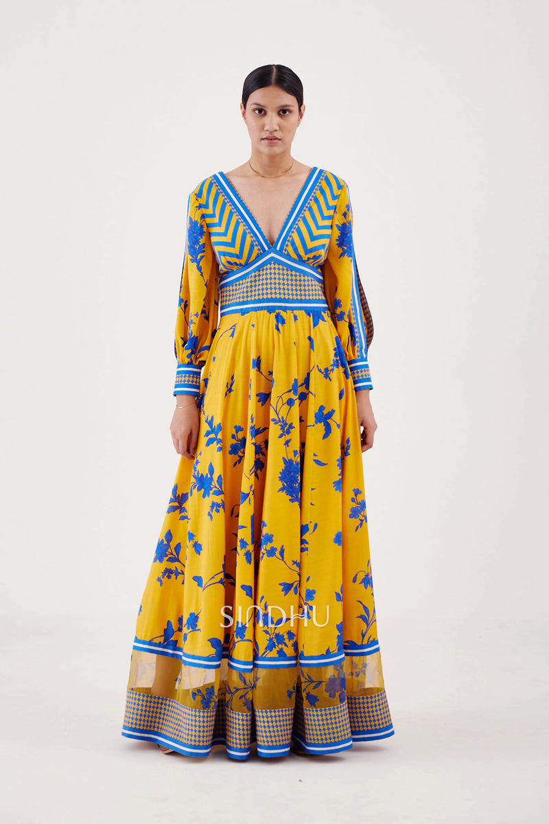Istara Digital Printed Maxi Dress