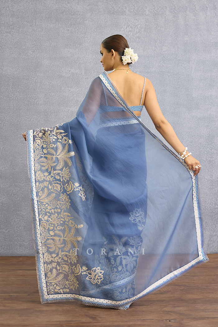 Neeli Kali Amogha Saree Set