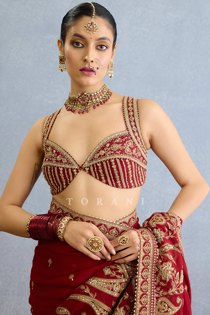 Shamse Rangalekha Saree