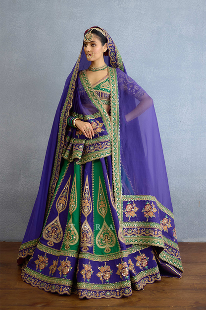 Baghan Morni Lehenga Set