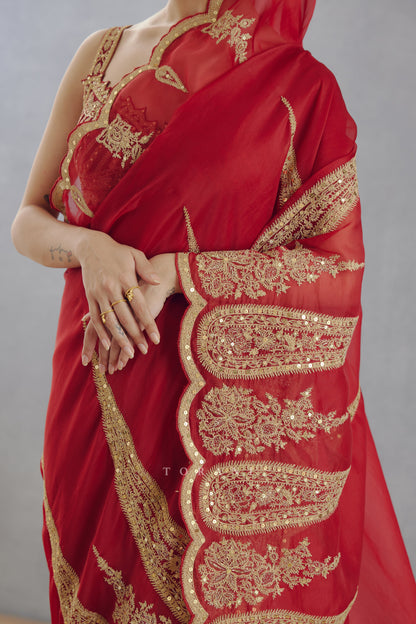 SALE - Sindoori Geetika Saree
