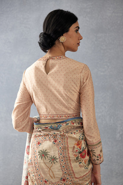 Badami Mulmul Blouse