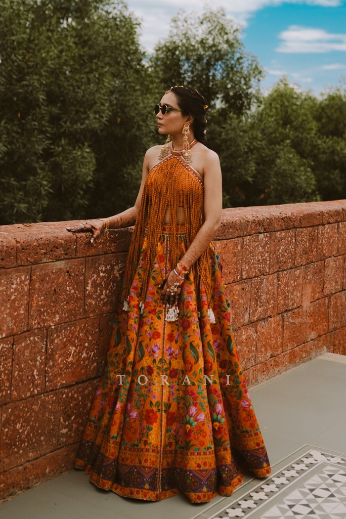 Isha gupta in Our Dil Seher Sejal Lehenga Set