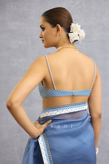 Neeli Kali Amogha Saree Set