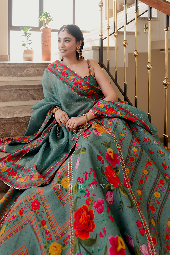 Rashika Gosain  in our Dil Nawaz Zarqa Lehenga Set