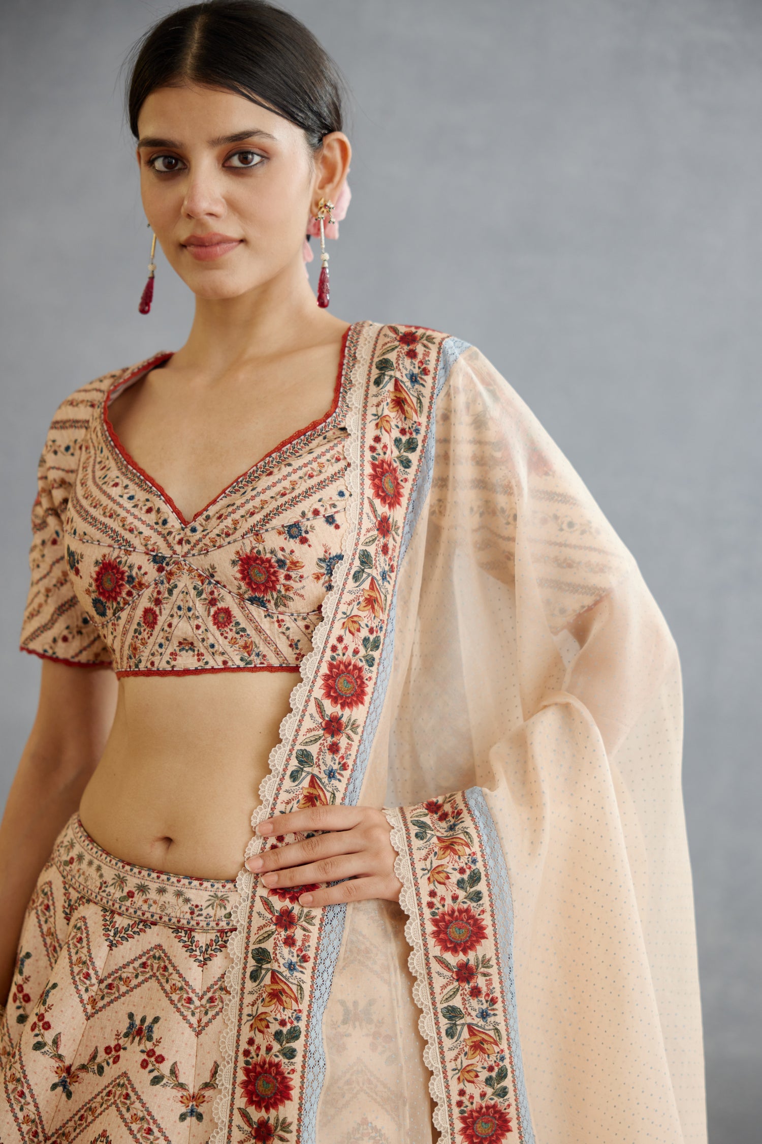 Badami Nagma Lehenga Set
