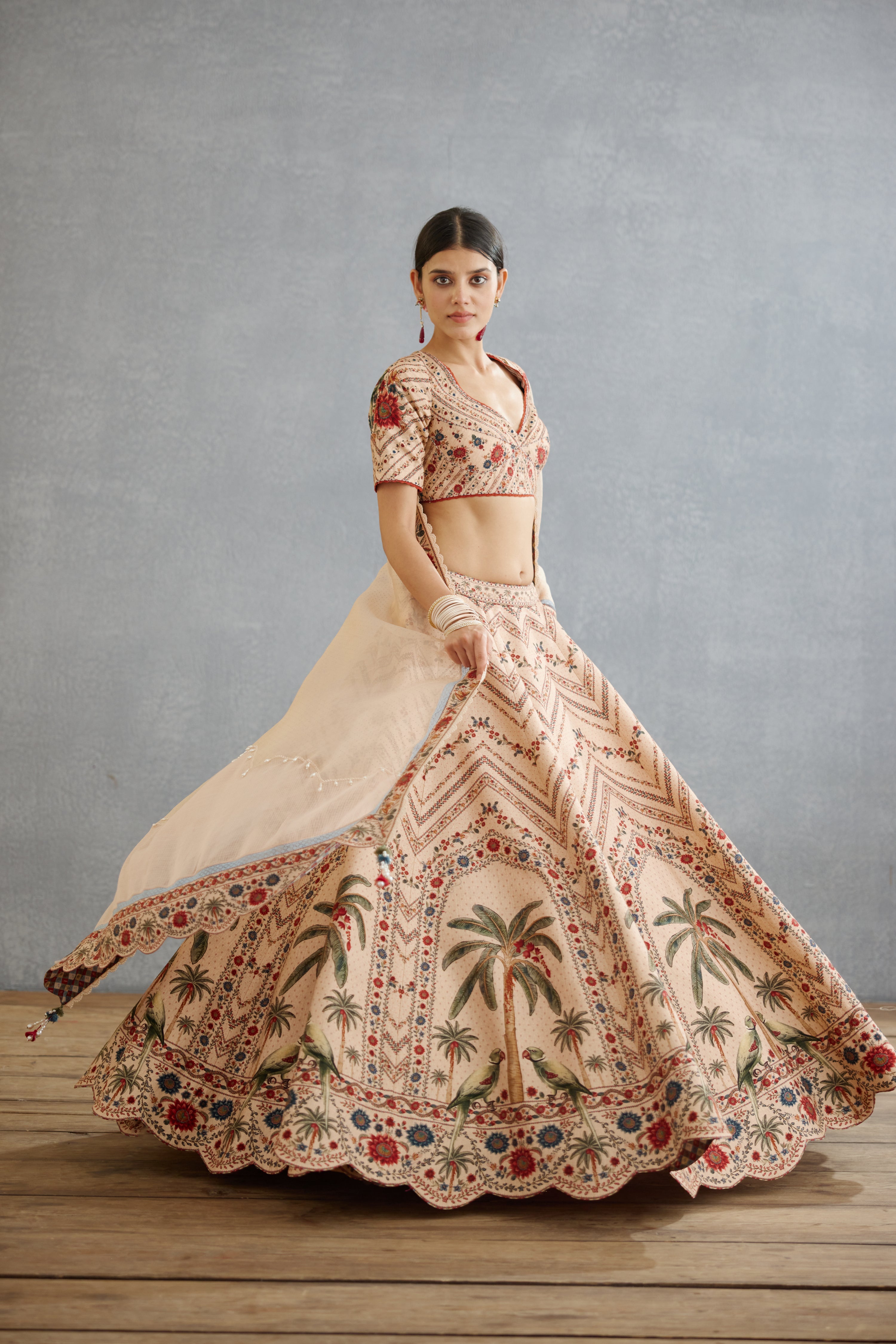 Badami Nagma Lehenga Set