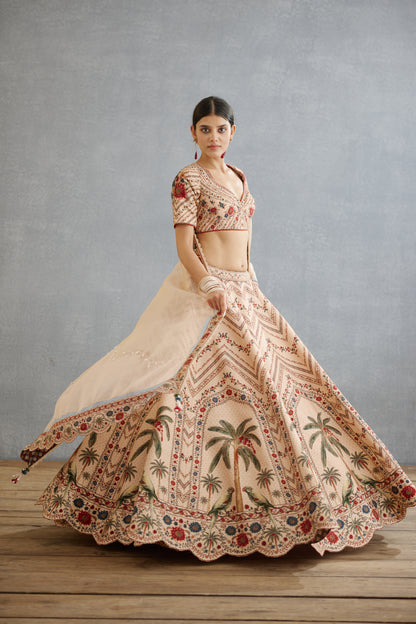 Badami Nagma Lehenga Set