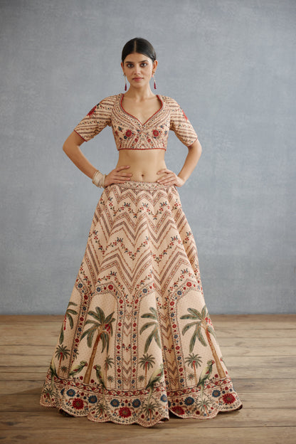 SALE - Badami Nagma Lehenga Skirt