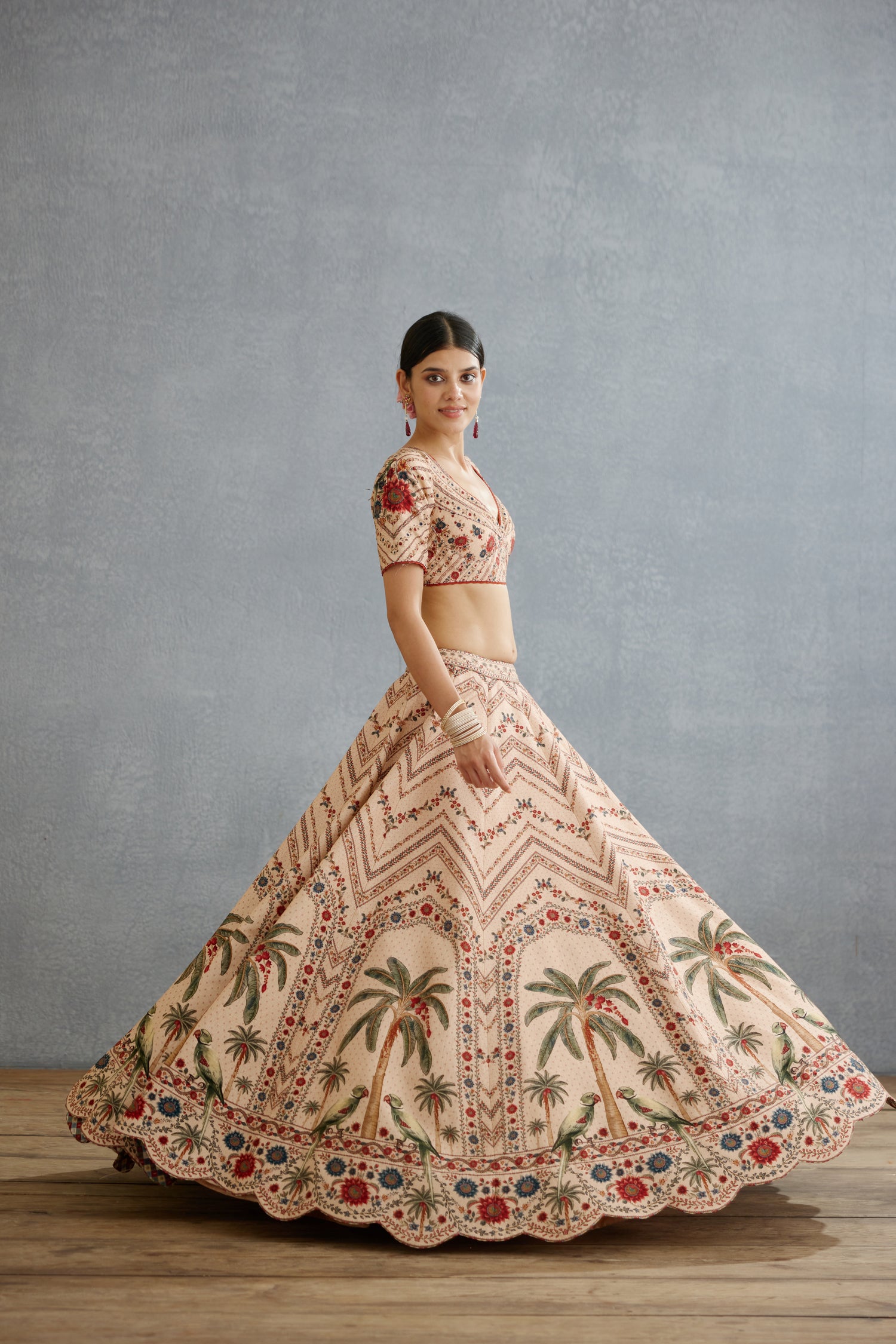 Badami Nagma Lehenga Set