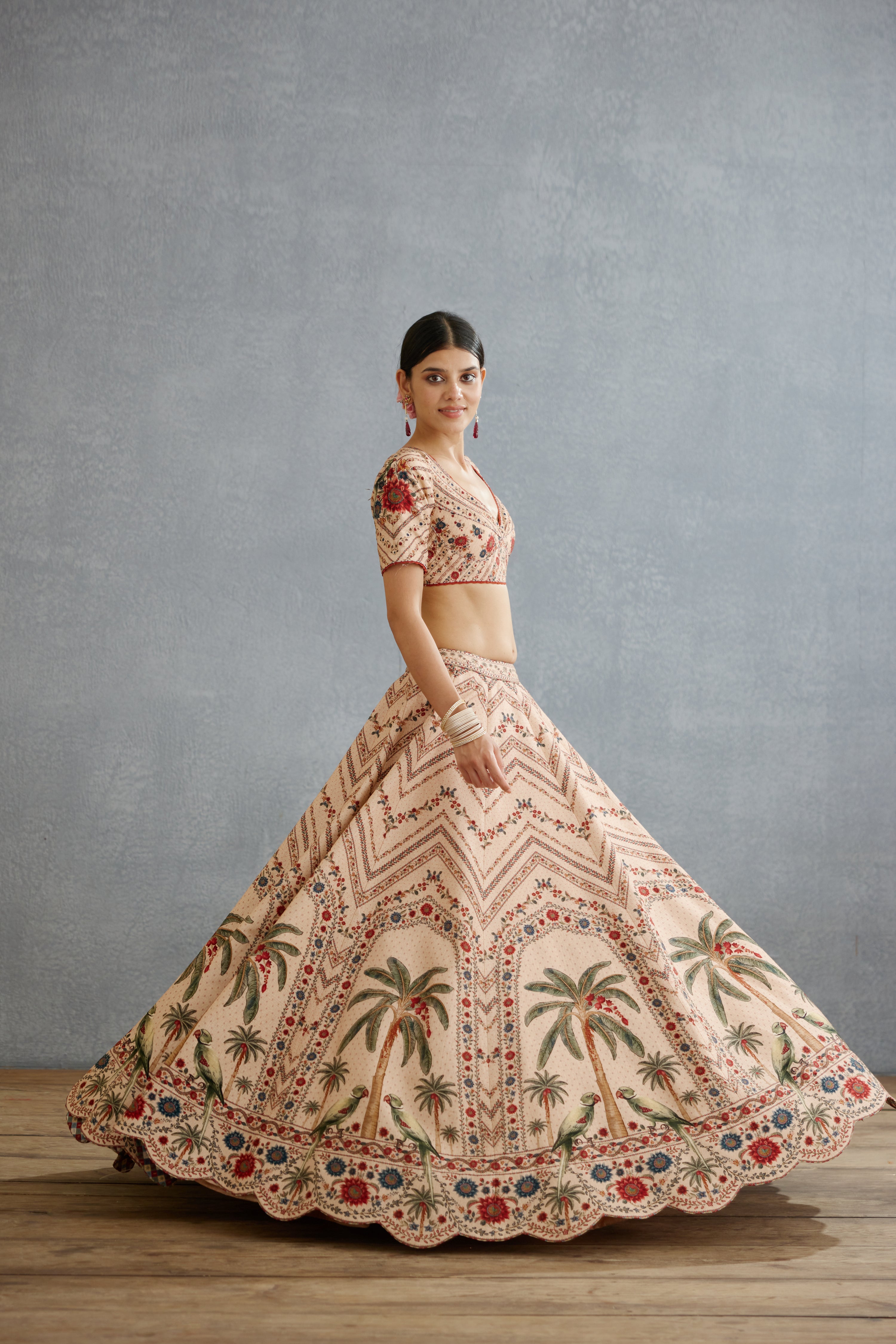 Badami Nagma Lehenga Set