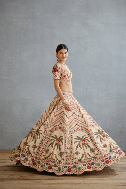 Badami Nagma Lehenga Set