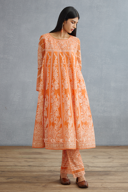 Santree Kalidaar Paavni Kurta Set