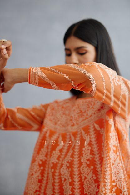 Santree Kalidaar Paavni Kurta Set