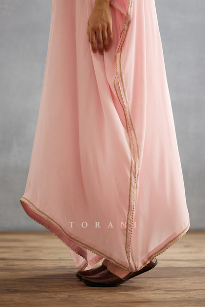 Gul-Mohar Ashni Kaftan Set