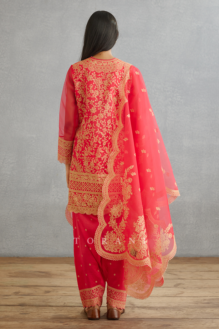 Rang Palaash Sloka Kurta Set