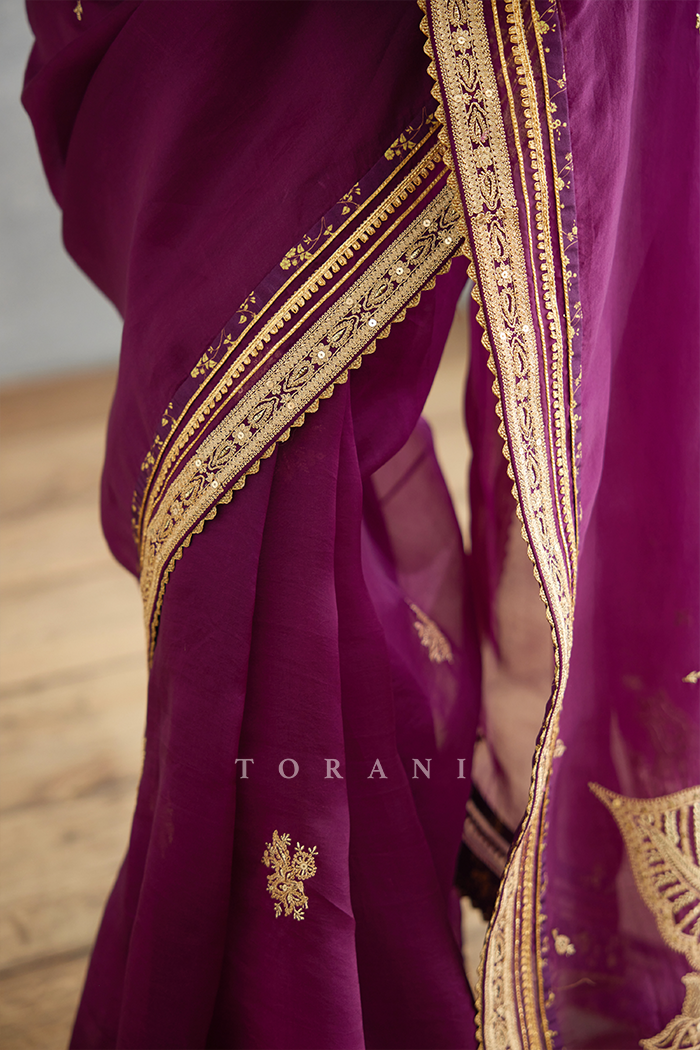 SALE - Gul-Rez Taashi Saree