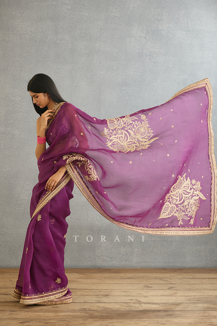 Gul-Rez Taashi Saree