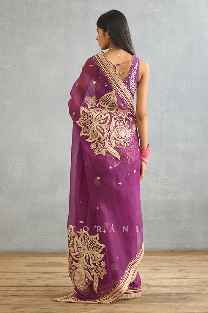 Gul-Rez Taashi Saree