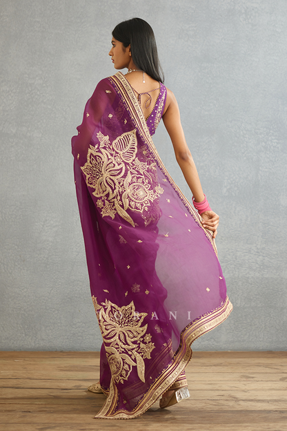 Gul-Rez Taashi Saree