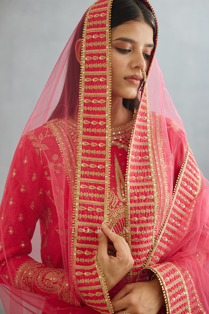 Gul-Kand Meera Sharara Set