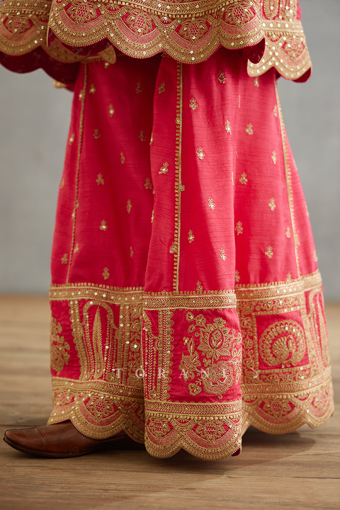 Gul-Kand Meera Sharara Set