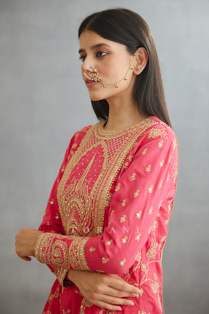 Gul-Kand Meera Sharara Set