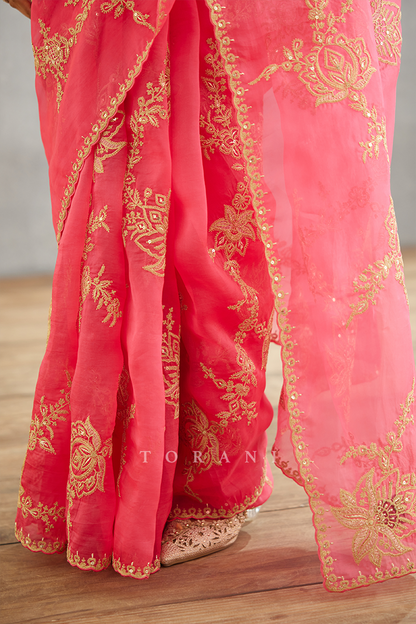 SALE - Gul-Kand Daavya Saree