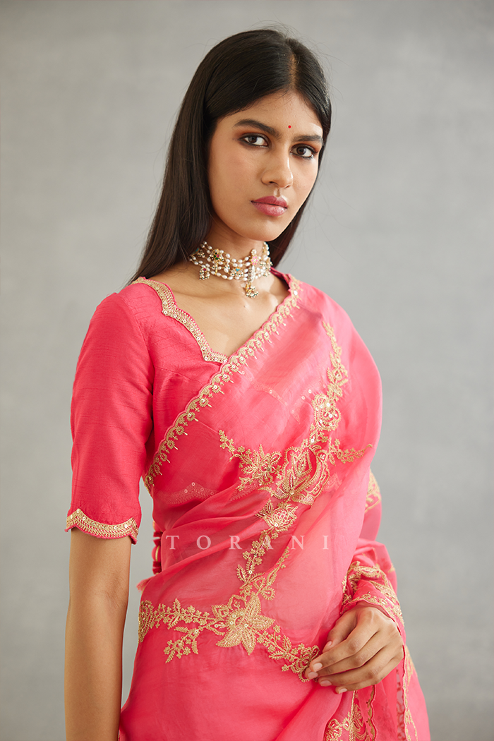 SALE - Gul-Kand Daavya Saree