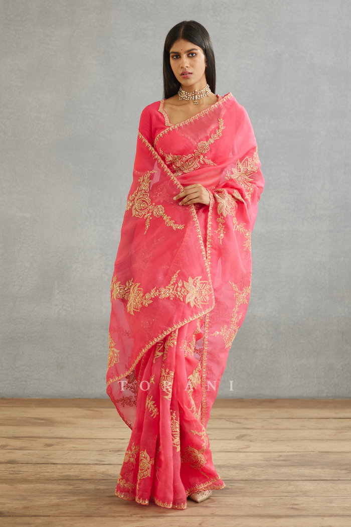 SALE - Gul-Kand Daavya Saree