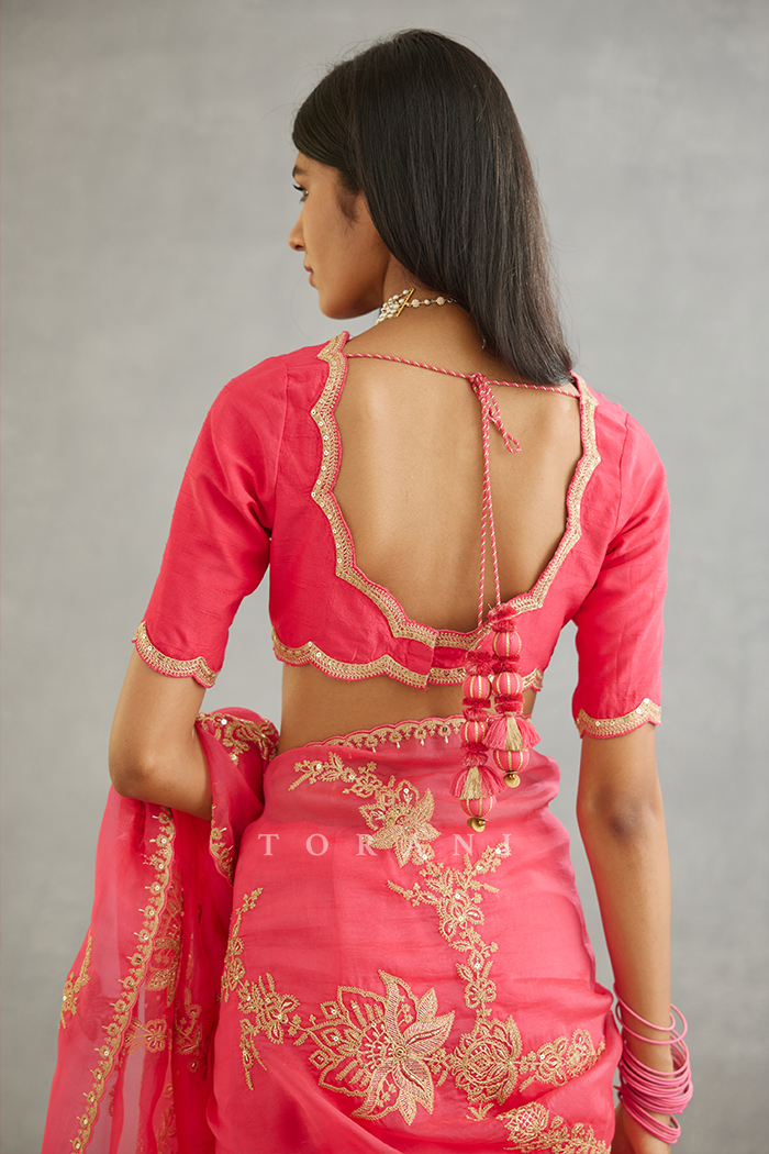 SALE - Gul-Kand Daavya Saree