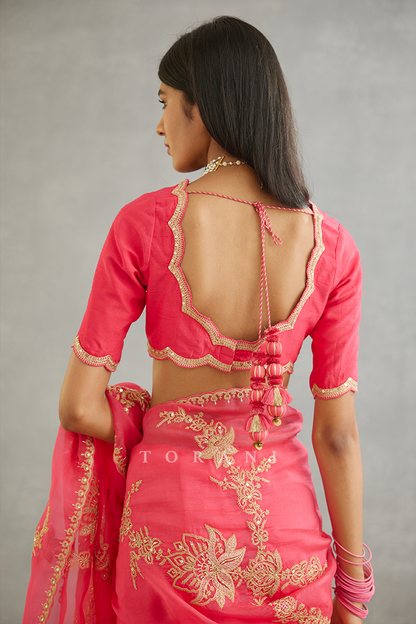 SALE - Gul-Kand Daavya Saree
