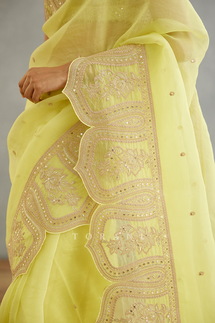 Gul-Mina Yashaswini Saree