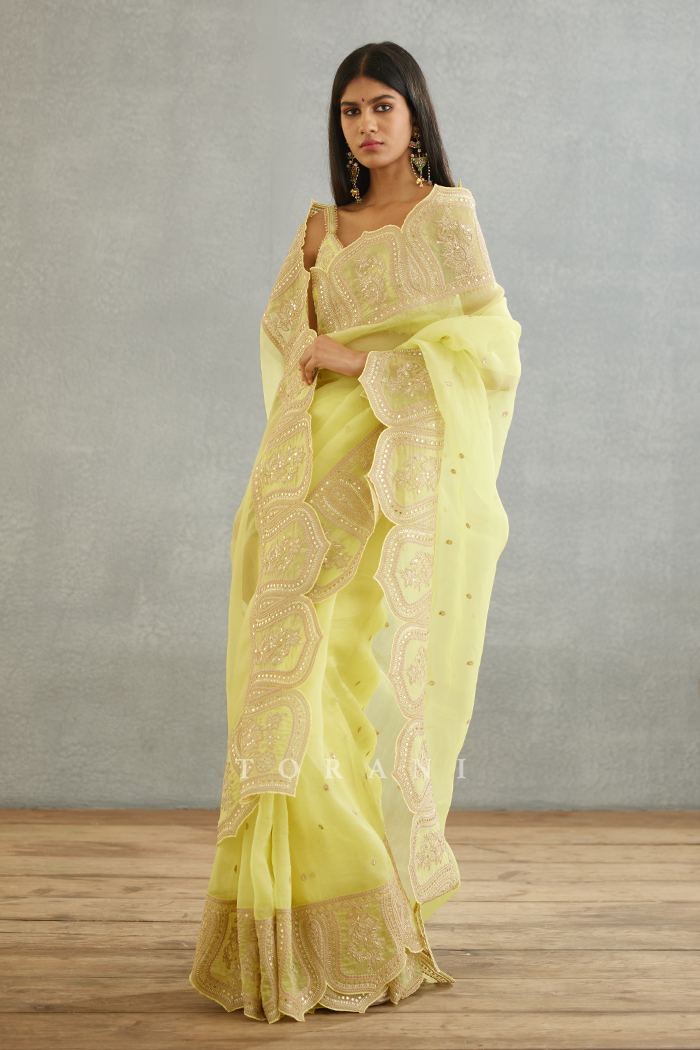 Gul-Mina Yashaswini Saree