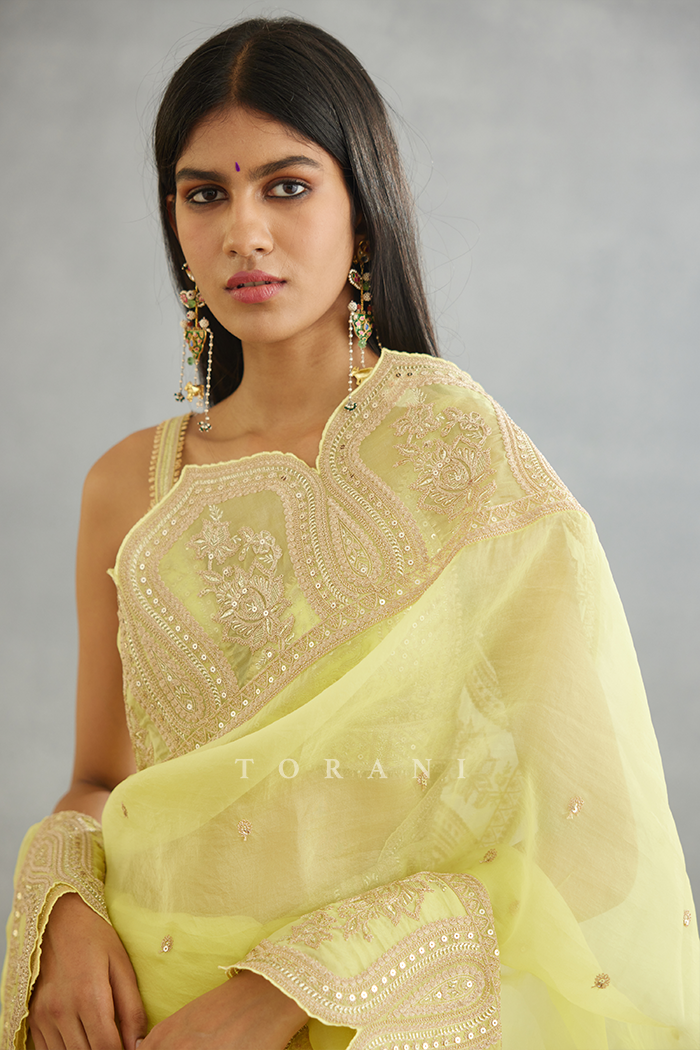 Gul-Mina Yashaswini Saree