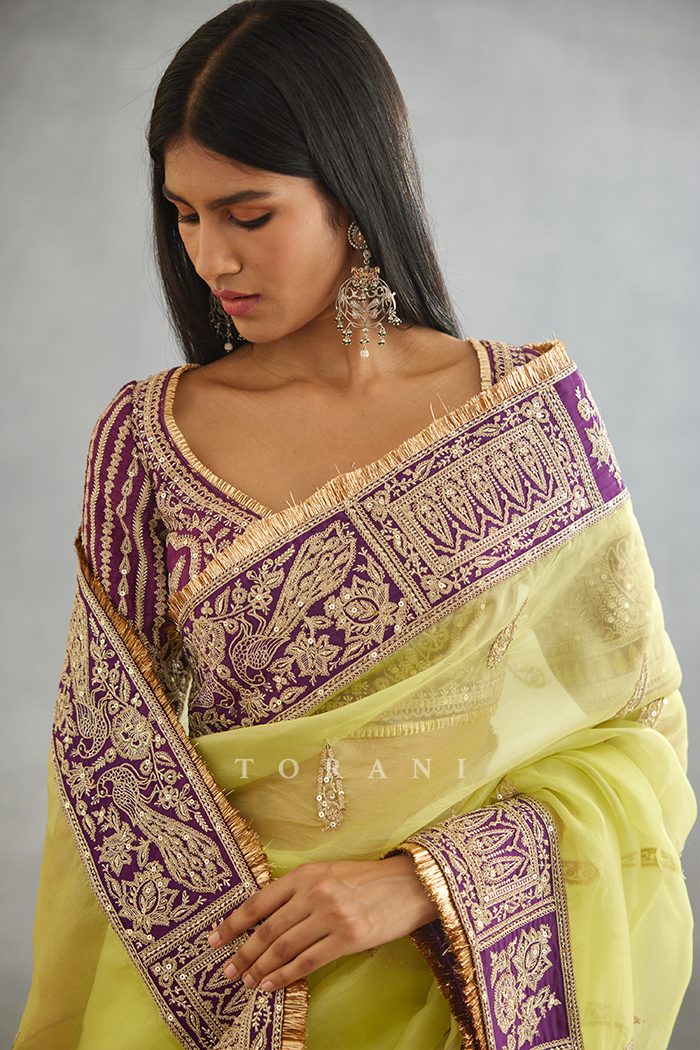 Gul-Mina Amruta Saree