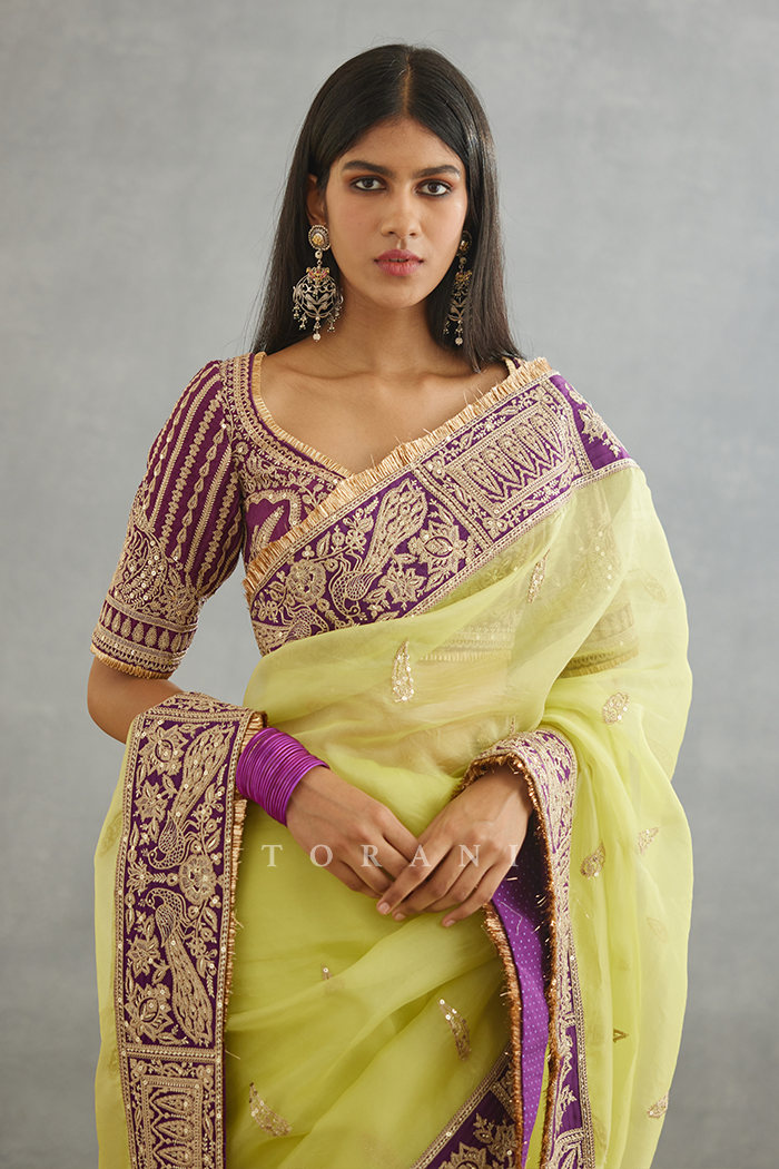 Gul-Mina Amruta Saree