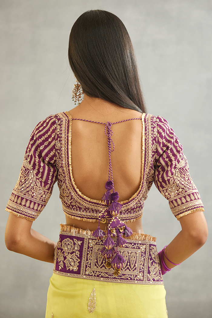 Gul-Mina Amruta Saree