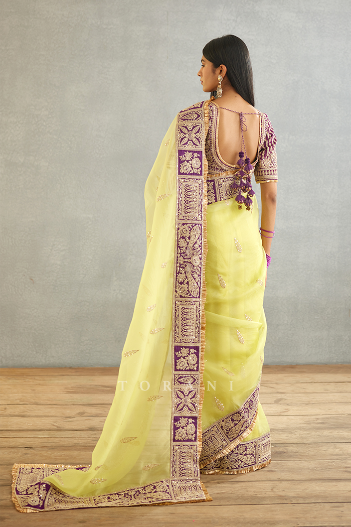 Gul-Mina Amruta Saree