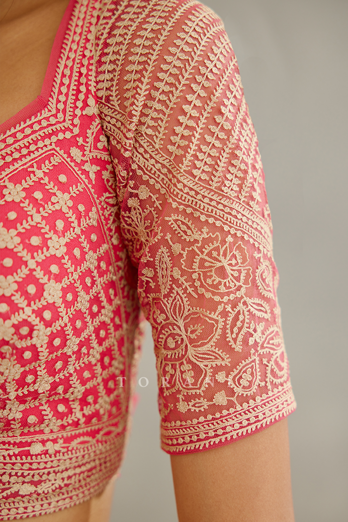 Rang Palaash Meher Passa Blouse