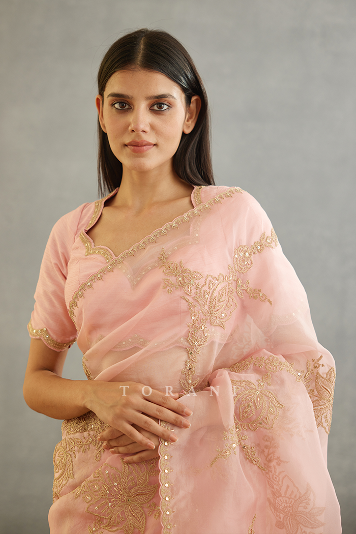 SALE - Gul-Mohar Daavya Saree