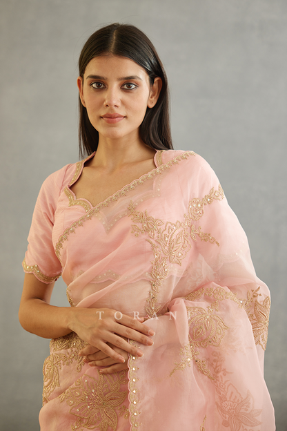 SALE - Gul-Mohar Daavya Saree