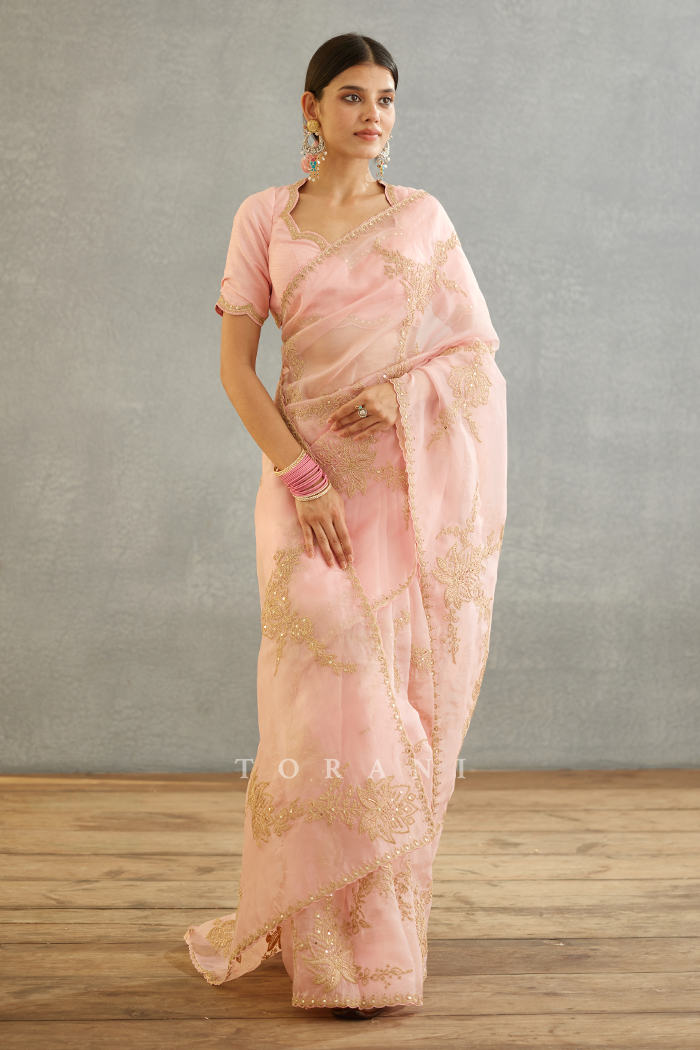 Gul-Mohar Daavya Saree
